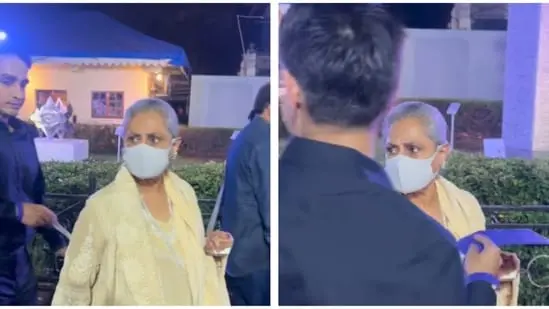 جایا باچان واکنش سرسختانه‌ای به عکاسان نشان داد.