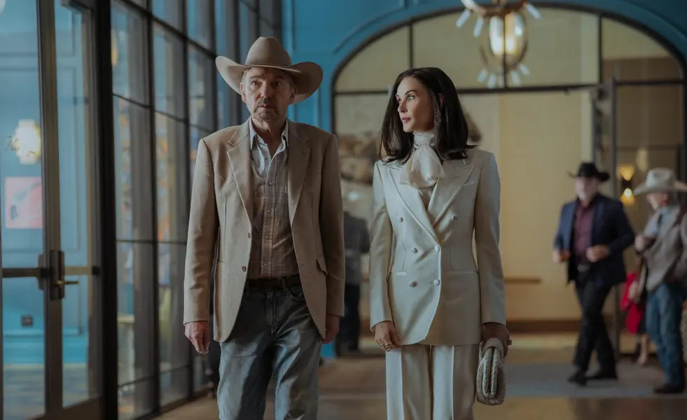 بیلی باب تورنتون با دمی مور در فصل دوم «Landman».